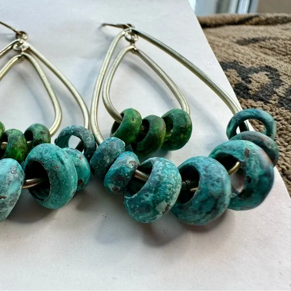 Turquoise earrings - Picture 6 of 6